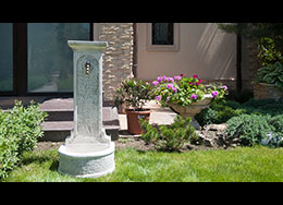 Cismele gradina Fontana Erice, Finisaj Gri