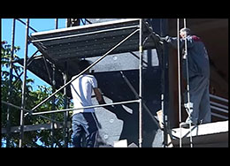 Cum se placheaza piatra naturala peste polistiren